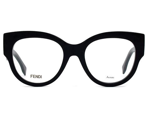 fendi ff 0271 807|Fendi FF 0271 FENDI FACETS 807 Eyeglasses in Black.